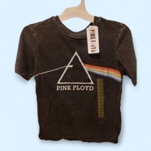 Pink Floyd Kids Black Graphic Avid Washed T-Shirt